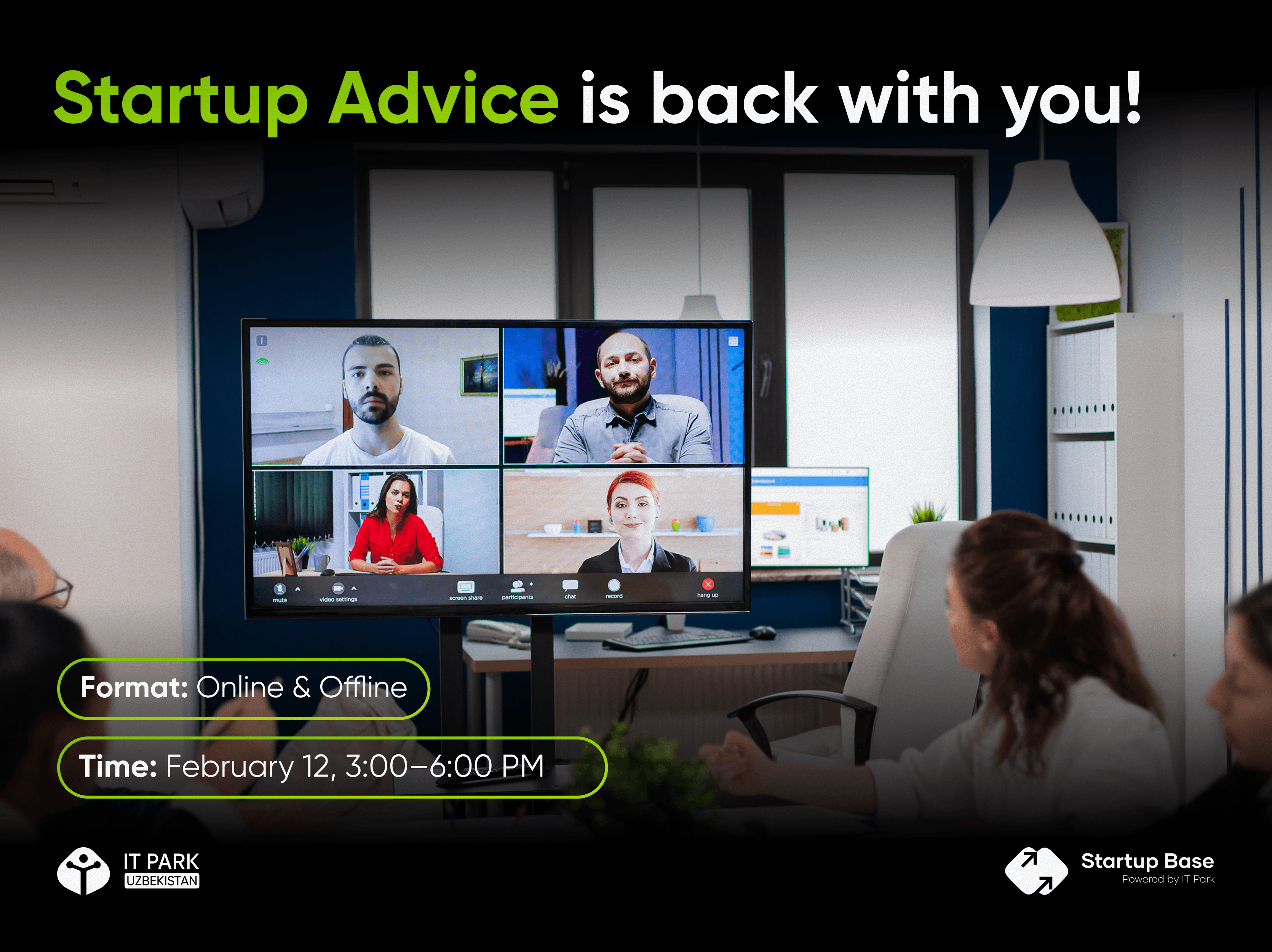 Startup Advice dasturi yana sizlar bilan!