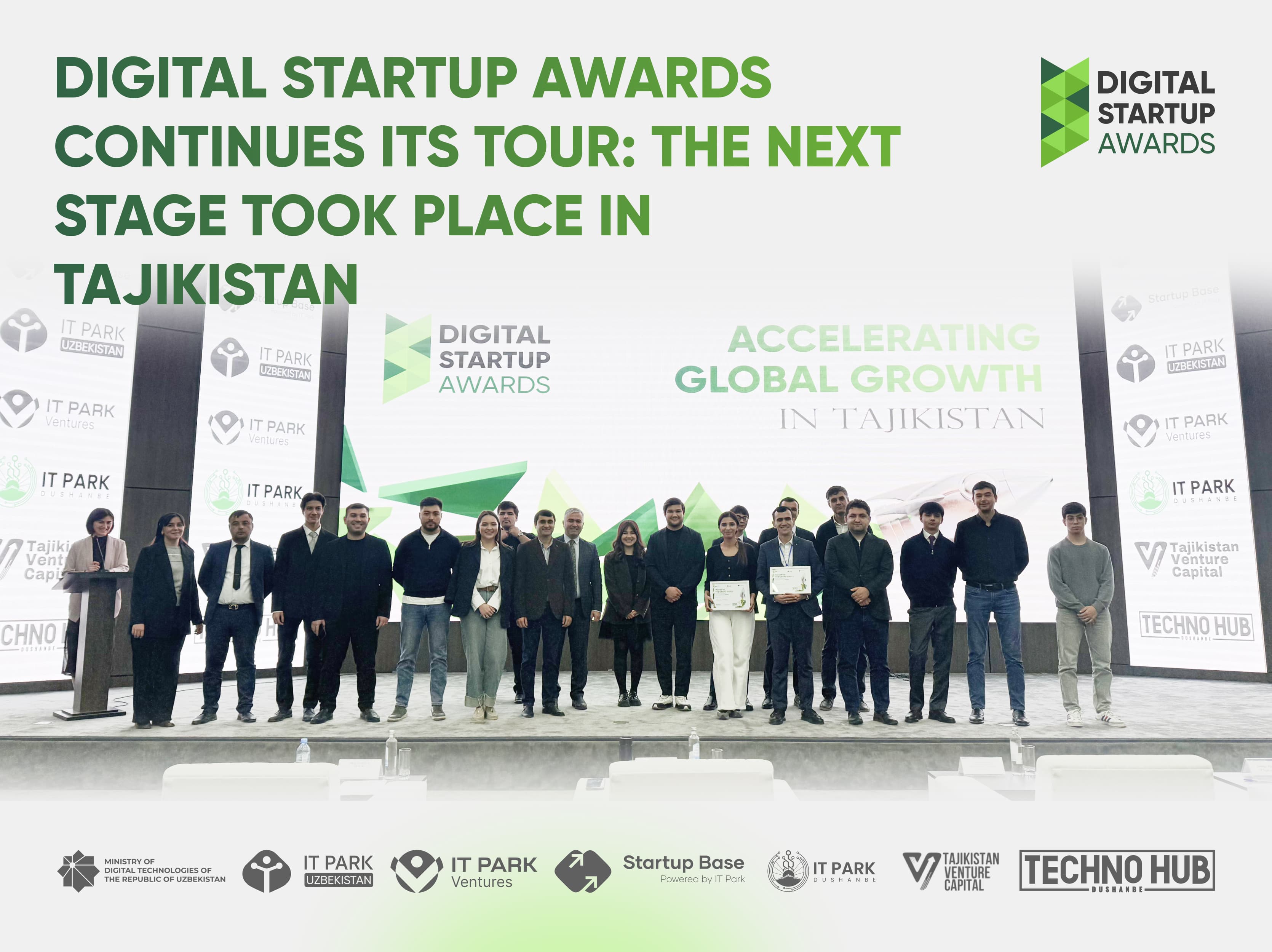 Tojikistonda Digital Startup Awards yarim finali bo‘lib o‘tdi!