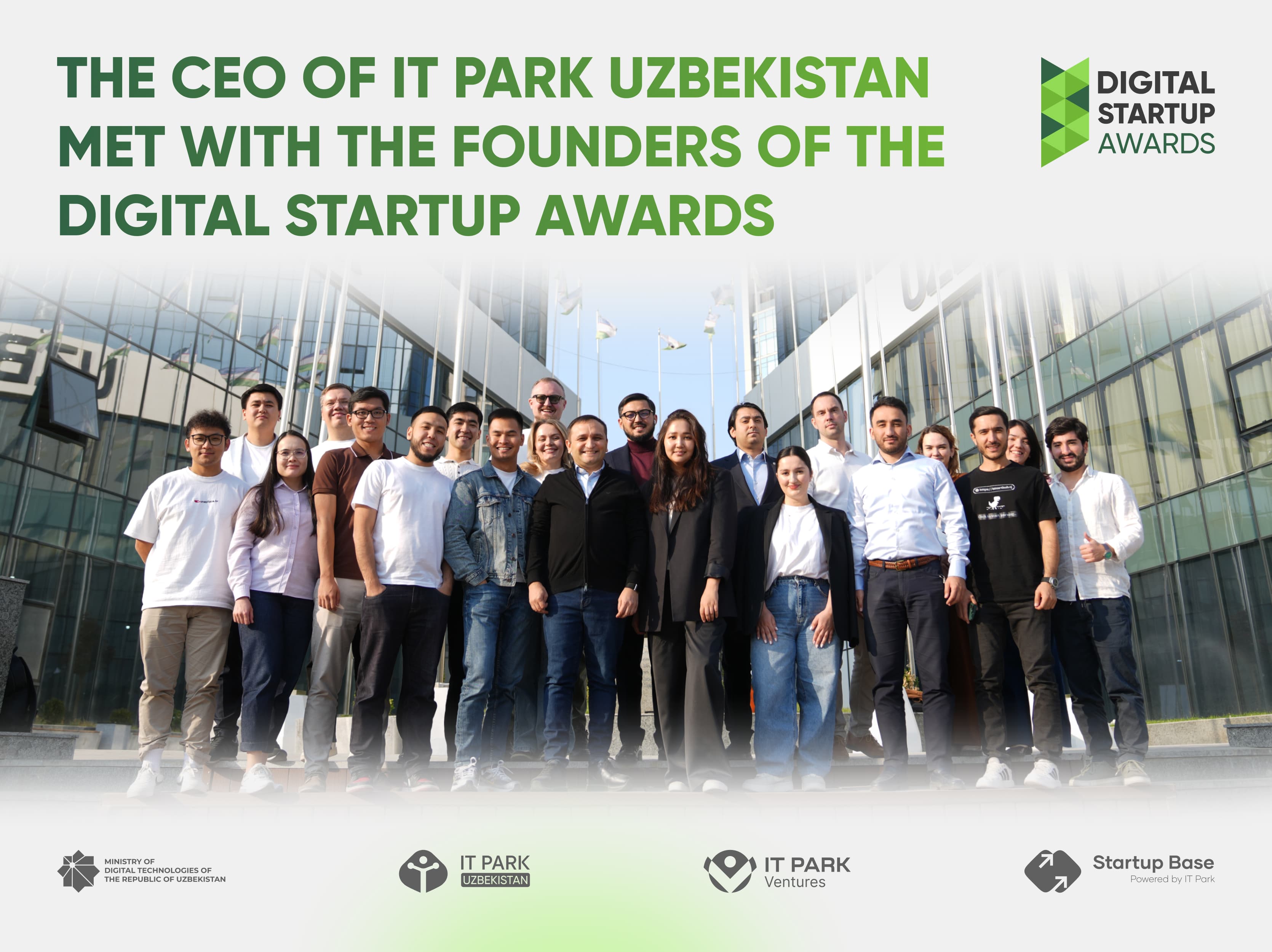IT Park Uzbekistan bosh direktori Digital Startup Awards ishtirokchilar bilan uchrashdi