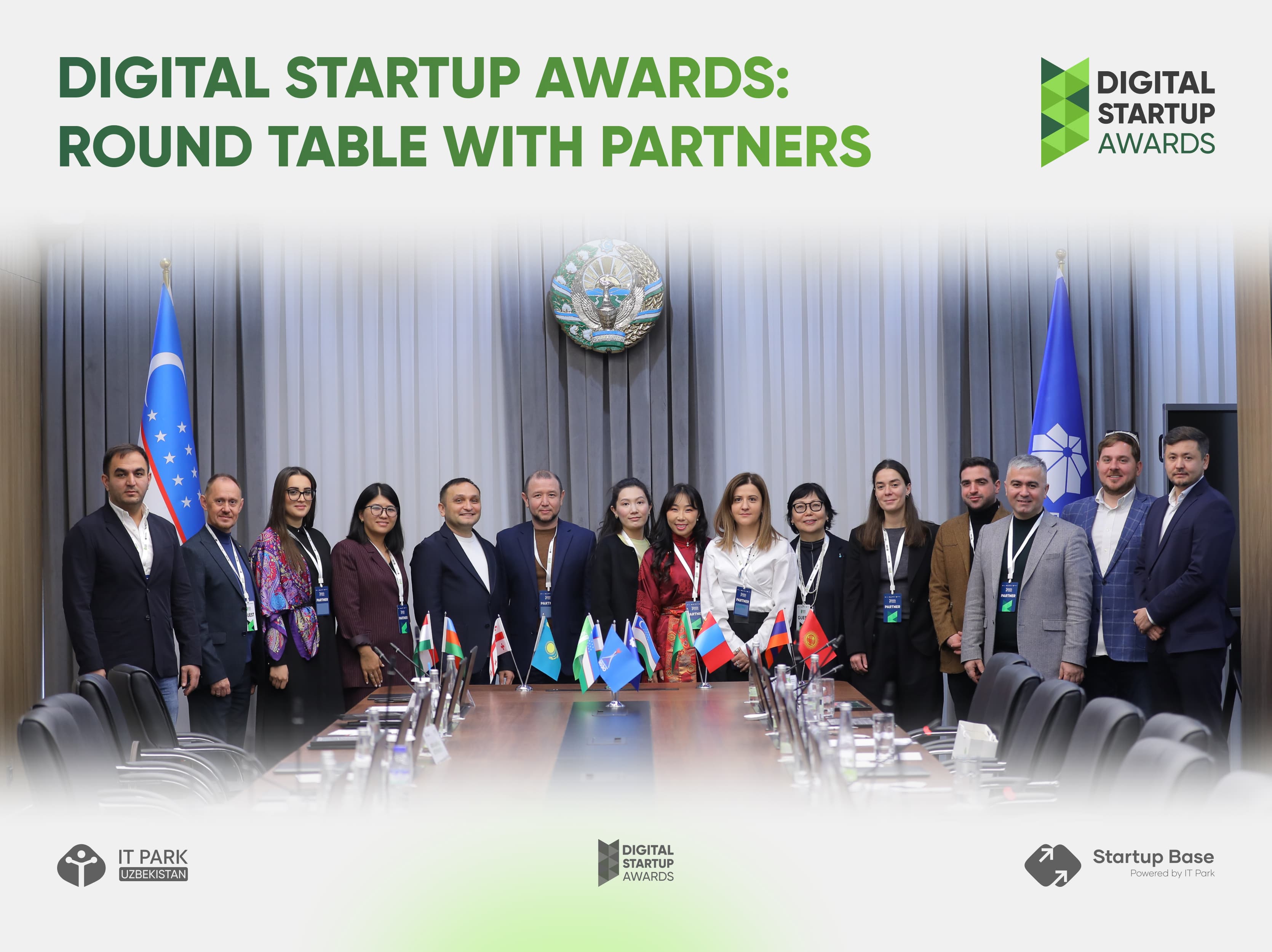 Digital Startup Awards: Markaziy Osiyo, Kavkaz va Mo‘g‘ulistonlik hamkorlar bilan davra suhbati