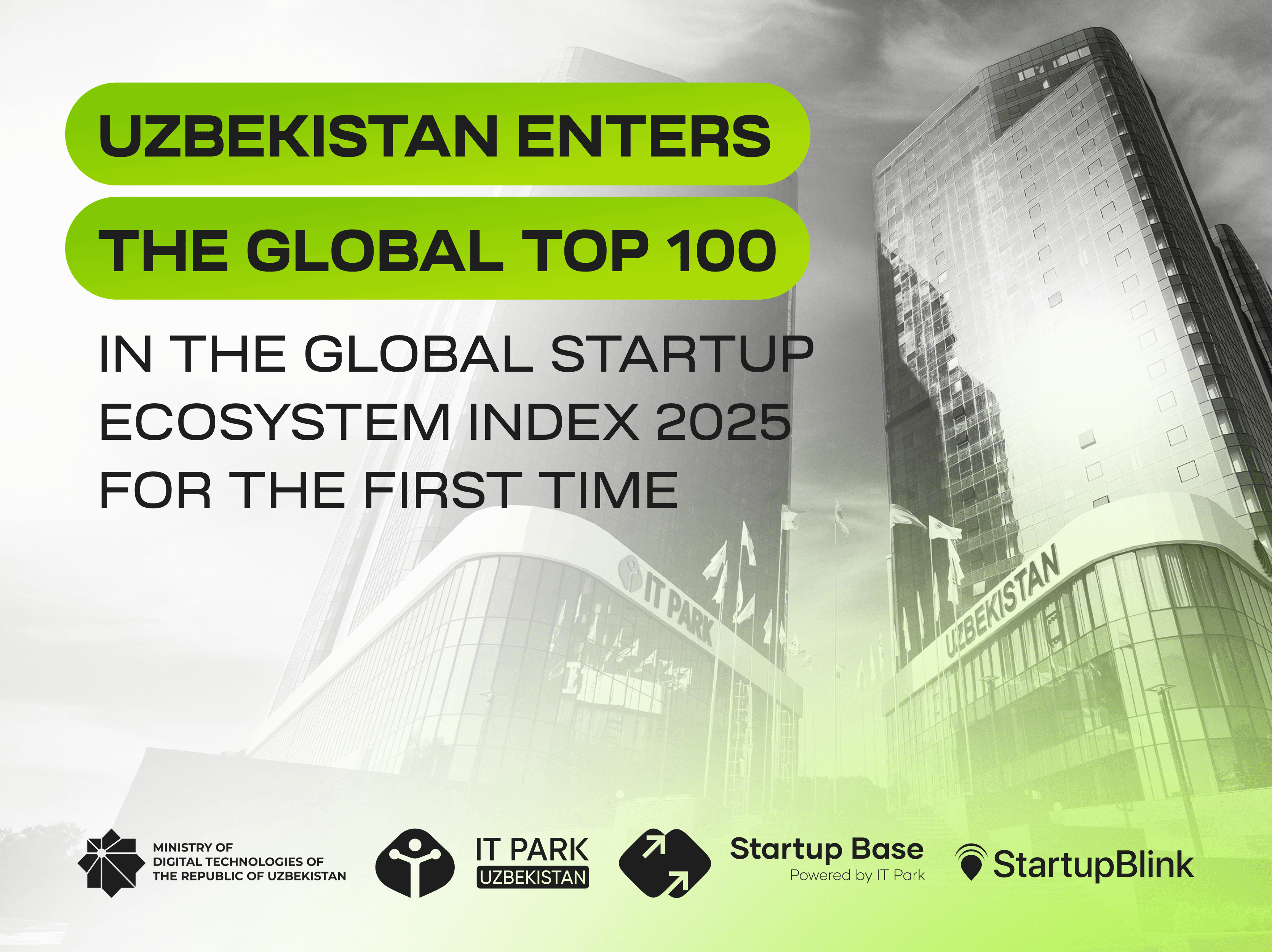 O‘zbekiston ilk bor Global Startup Ecosystem Index 2025 reytingining Top-100 taligiga kirdi